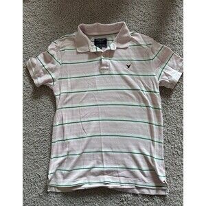 Vintage Y2K men’s American eagle collared polo
